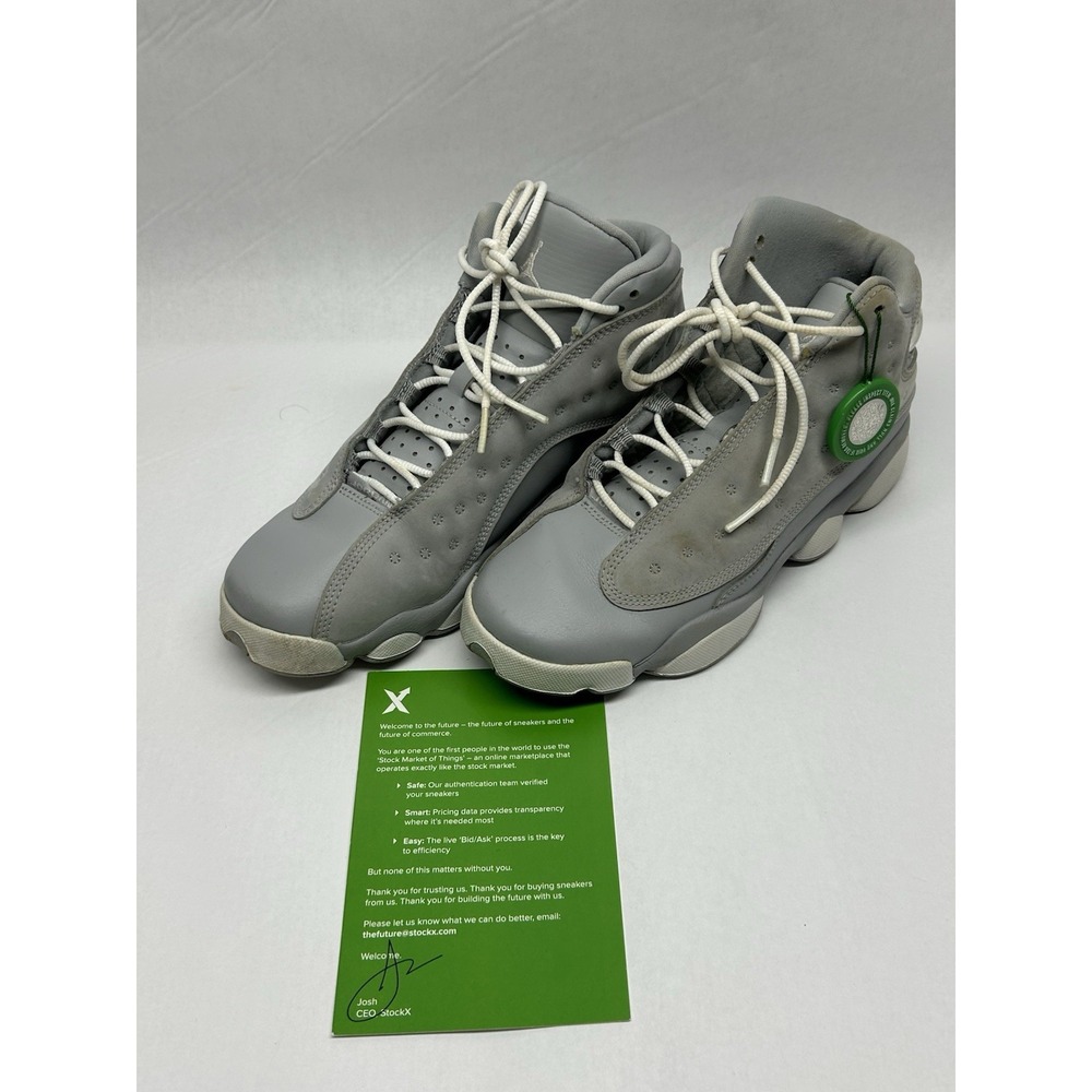 Nike Air Jordan 13 Retro GS 2017 Wolf Grey White Deadly (439358-018) Sz 6.5Y /8W